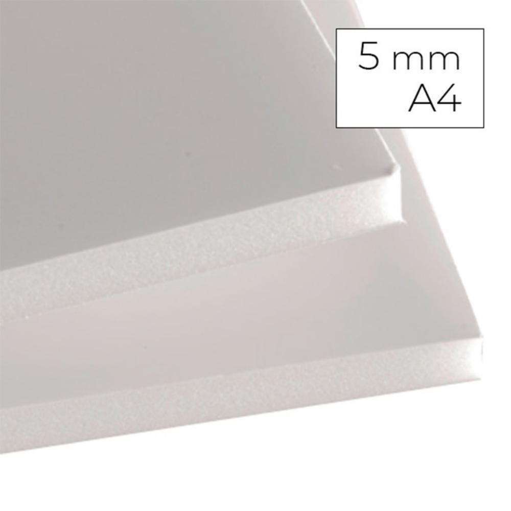 CARTÓN PLUMA YOSAN 5 MM A4 (BLANCO) · LIGERO Y RÍGIDO · CORTE LIMPIO · PINTABLE/DECORABLE