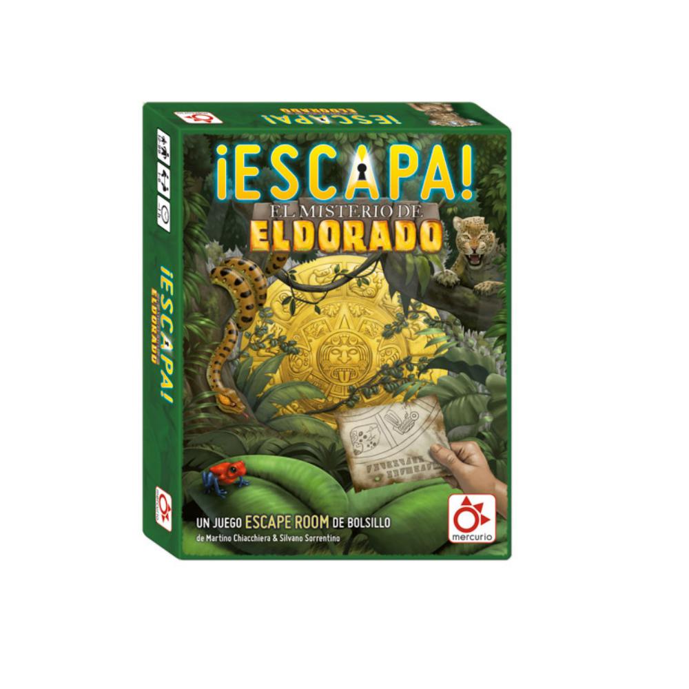 MERCURIO JUEGO DE MESA ESCAPA (ES) – JUEGO DE ESCAPE EN CASA – 1 A 6 JUGADORES – IDIOMA ESPAÑOL – +12 AÑOS 