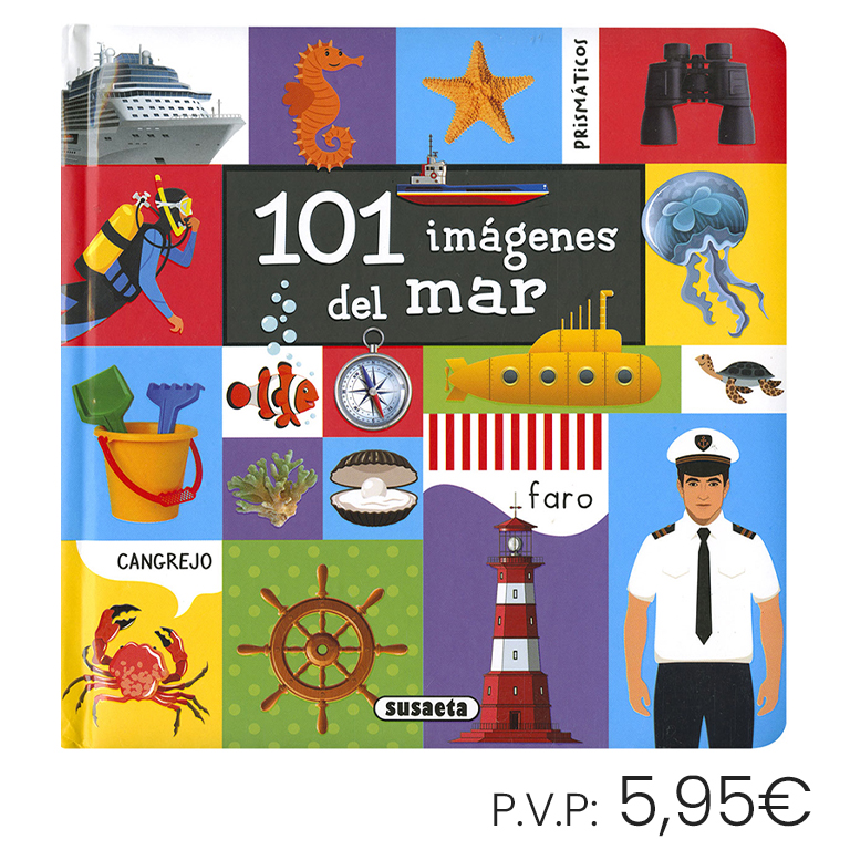 LIBRO SUSAETA  101 IMÁGENES DEL MAR – LIBRO INFANTIL ILUSTRADO