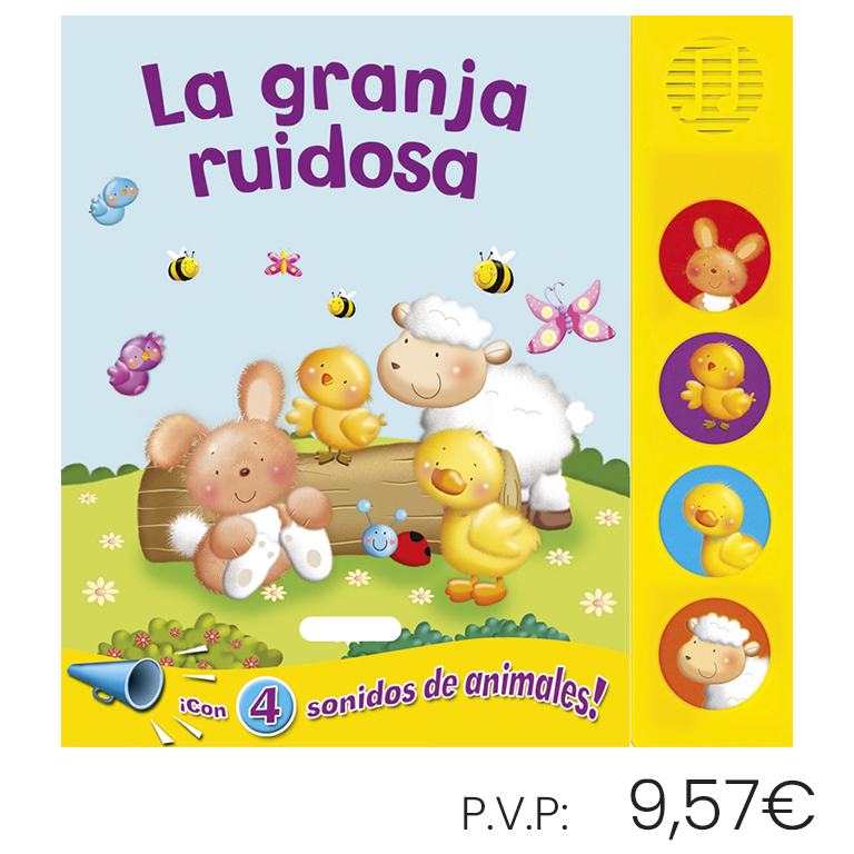 LIBRO SUSAETA LA GRANJA RUIDOSA (BOTONES RUIDOSOS) – LIBRO INFANTIL INTERACTIVO