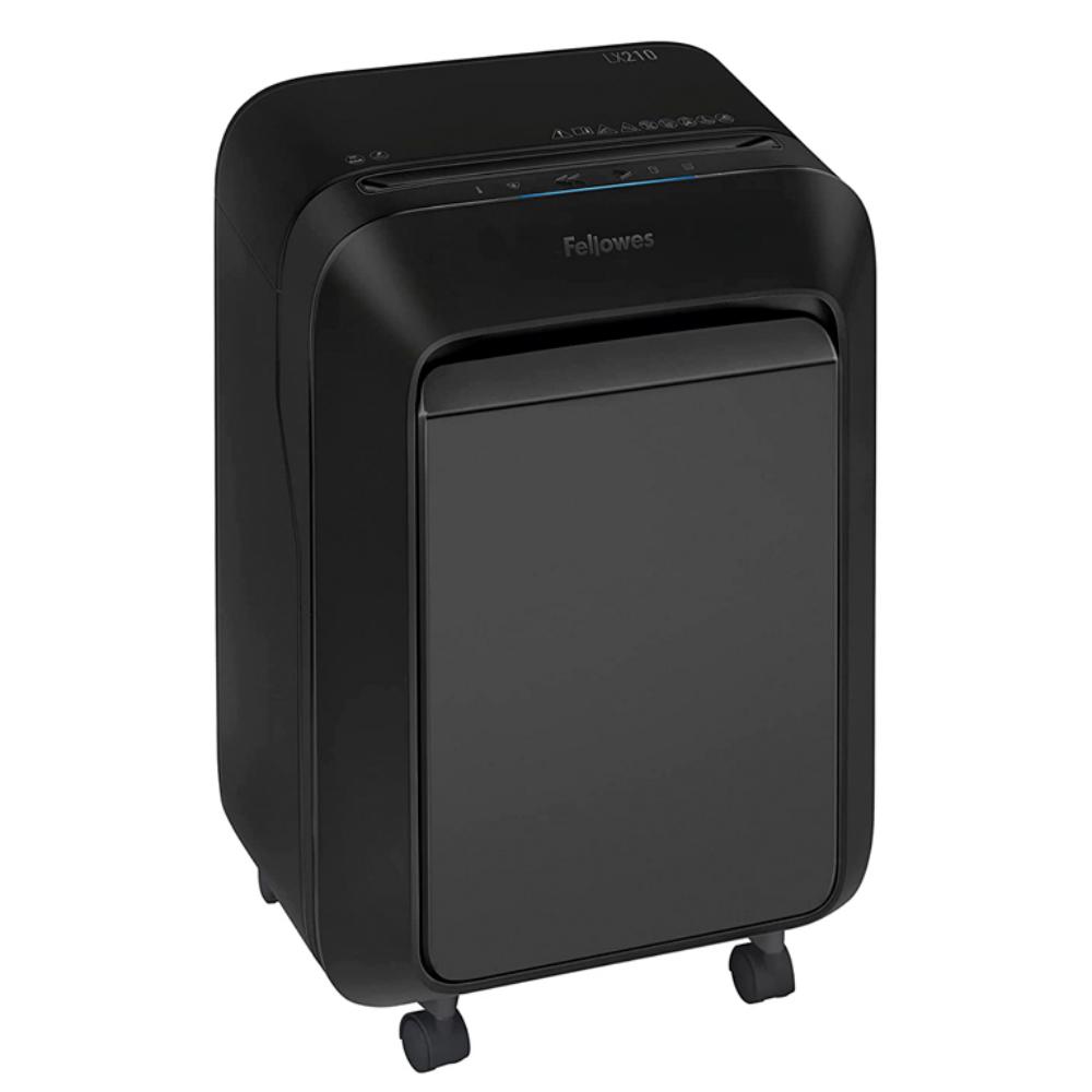 DESTRUCTORA DE DOCUMENTOS FELLOWES LX210 – MINICORTE P-4 (HASTA 16 HOJAS) – PAPELERA 23 L, 100% ANTI-ATASCOS, SAFESENSE, INTELLIBAR
