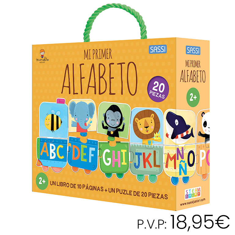 LIBRO+PUZZLE MANOLITO MI PRIMER ALFABETO 