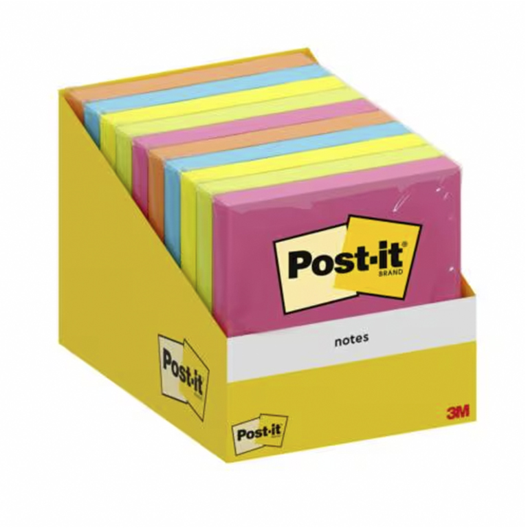 NOTA ADH.POST-IT 76X76 COL.SUR