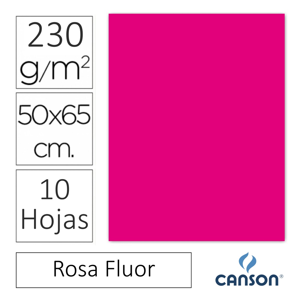 CARTULINA FLUORESCENTE SADIPAL 50×65 CM (FUCSIA) · PACK 10 HOJAS · ALTA VISIBILIDAD · IDEAL CARTELERÍA Y MANUALIDADES