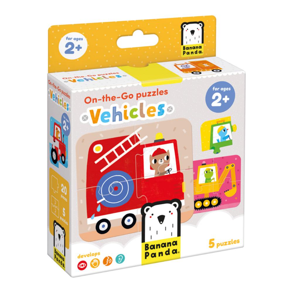 PUZZLE BANANA ON-THE-GO VEHICLES (+2 AÑOS)