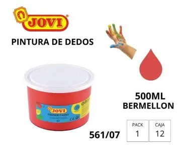 PINTURA DEDOS JOVI 500CC BERMELLON