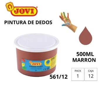 PINTURA DEDOS JOVI 500CC MARRON