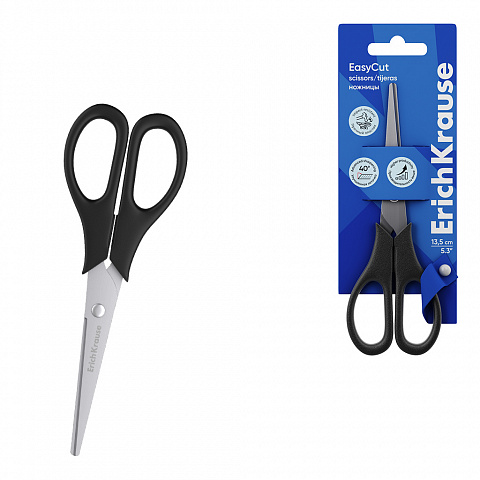 TIJERAS ERICHKRAUSE EASYCUT – 13,5 CM – ACERO INOXIDABLE – BLÍSTER 1 UD