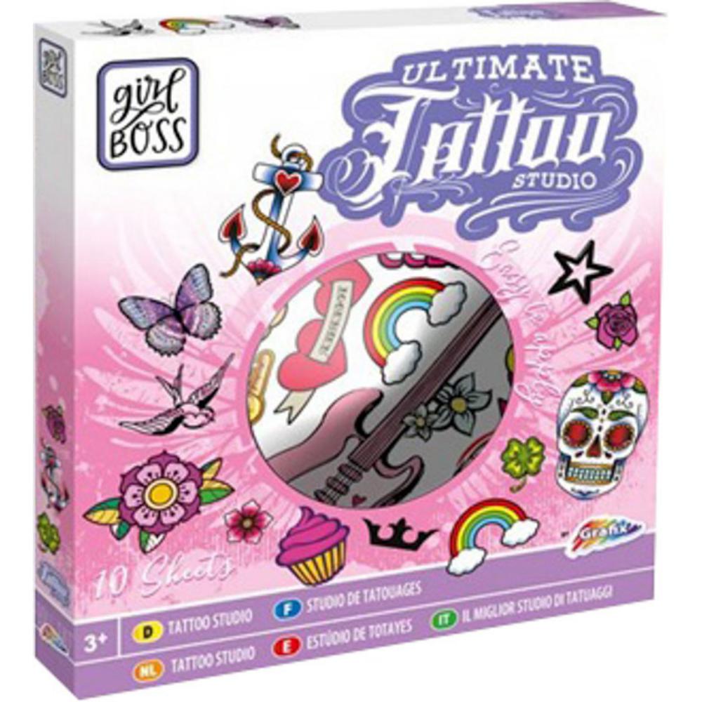 RMS SET DE TATUAJES TEMPORALES RMS – 10 HOJAS PARA NIÑOS Y NIÑAS – FÁCIL APLICACIÓN CON AGUA – EAN 8715427056753