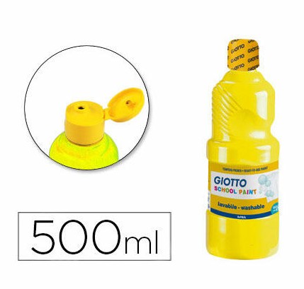 TÉMPERA LÍQUIDA GIOTTO 500 ML AMARILLO