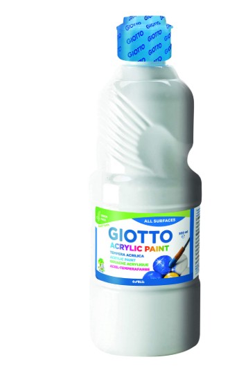 TÉMPERA LÍQUIDA GIOTTO 500 ML BLANCO