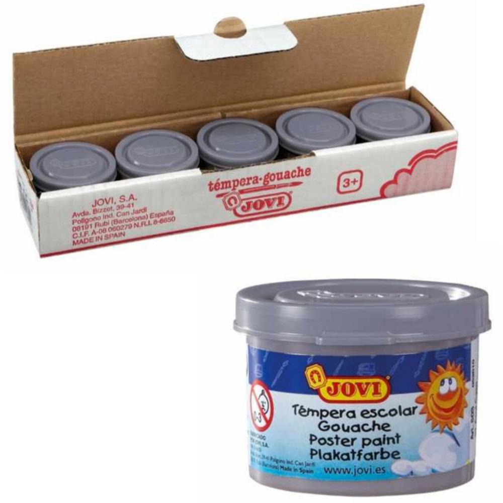 TÉMPERA JOVI ESCOLAR 35CC PLATA
