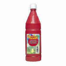 TÉMPERA JOVI LÍQUIDA ESCOLAR 1000ML BERMELLON
