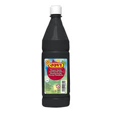 TÉMPERA JOVI LÍQUIDA ESCOLAR 1000ML NEGRO