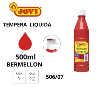 TÉMPERA JOVI 500GR BERMELLON