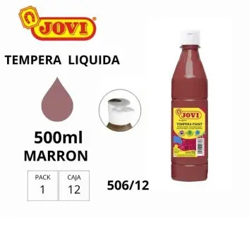 TÉMPERA JOVI 500GR MARRON