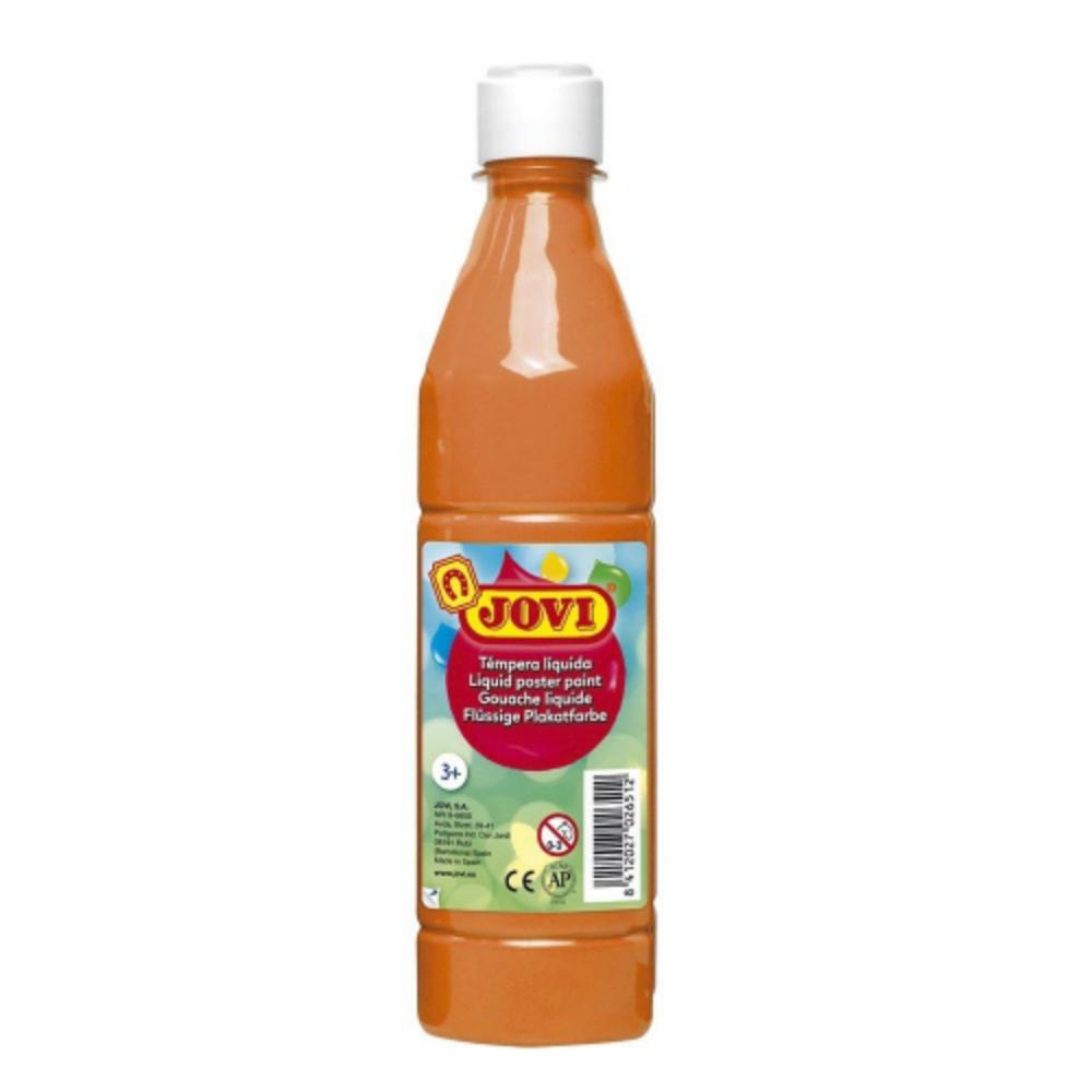 TÉMPERA JOVI LÍQUIDA ESCOLAR 500ML NARANJA