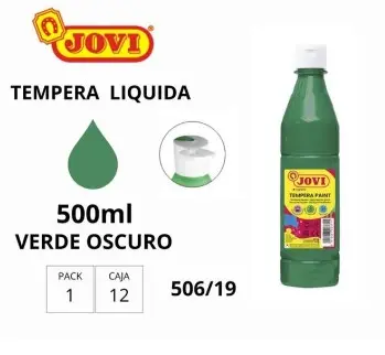 TÉMPERA JOVI 500GR VERDE OSCURO