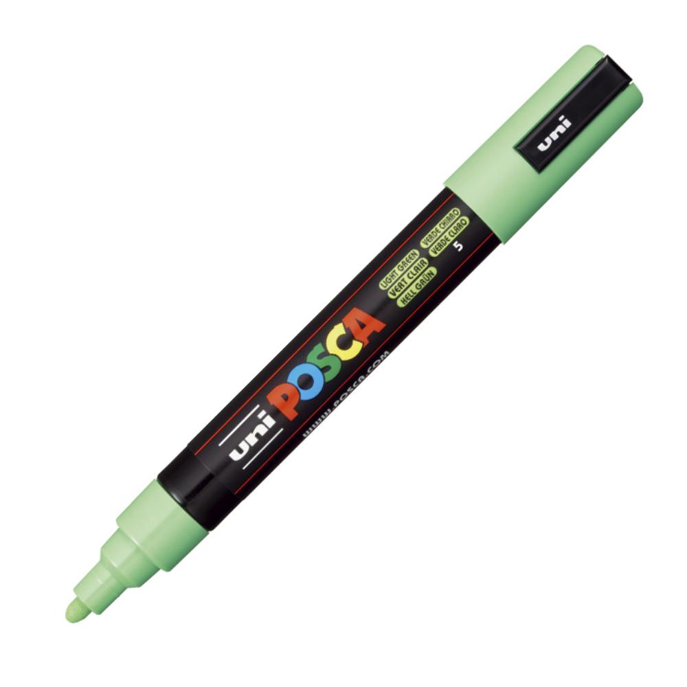 ROTULADOR UNI POSCA PC-5M VERDE CLARO PUNTA 1,8–2,5 MM