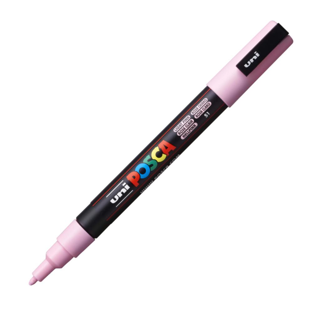 ROTULADOR POSCA PC-3M ROSA CLARO
