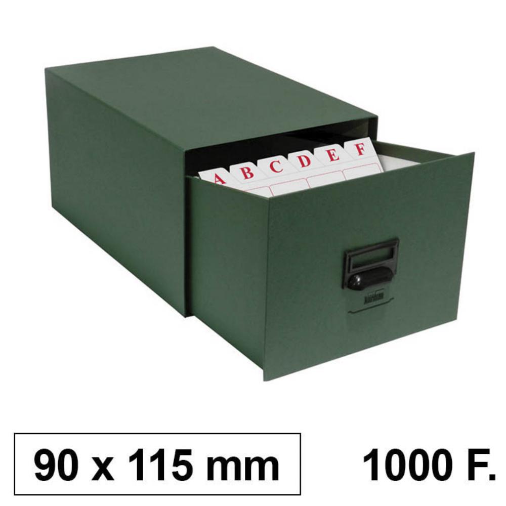FICHERO KARMAN CARTÓN 90 X 115MM PARA 1000 FICHAS Nº1