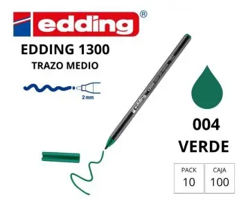 ROTULADOR EDDING 1300 VERDE