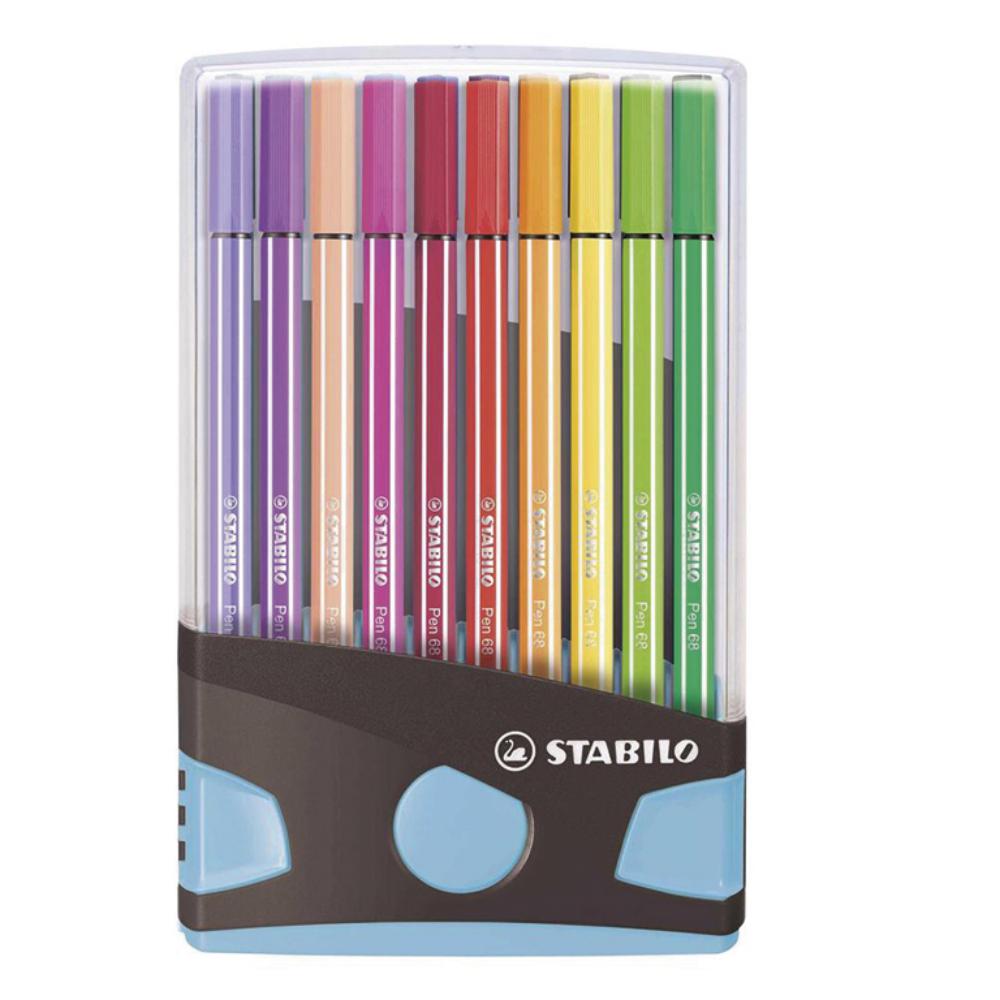 ROTULADOR STABILO PEN-68 COLORPARADE – ESTUCHE RÍGIDO 20 COLORES