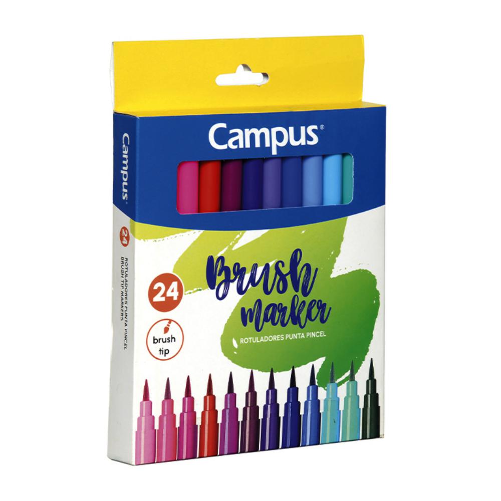 ROTULADOR CAMPUS PUNTA PINCEL