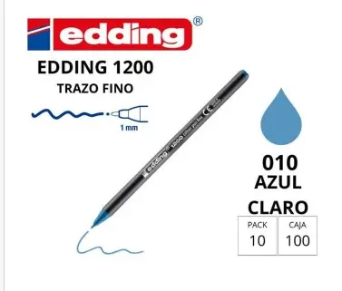 ROTULADOR EDDING 1200 AZUL CLARO