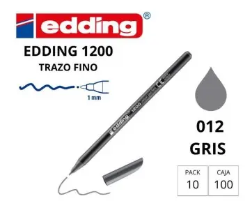 ROTULADOR EDDING 1200 GRIS