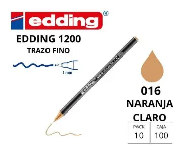ROTULADOR EDDING 1200 NARANJA CLARO