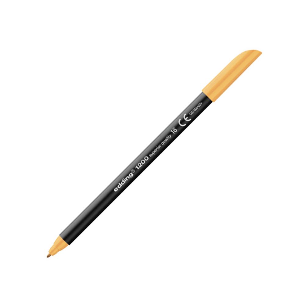 ROTULADOR EDDING PUNTA DE FIBRA 1200 – PUNTA REDONDA 0,5 MM NARANJA CLARO