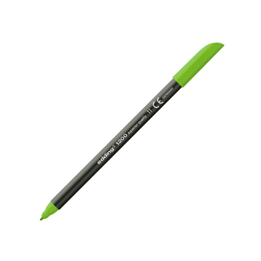 ROTULADOR EDDING PUNTA DE FIBRA 1200 – PUNTA REDONDA 0,5 MM VERDE CLARO