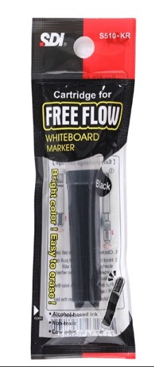 RECAMBIO NEGRO ROTULADOR FREE FLOW PREMIUM – SDI