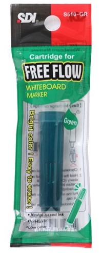 RECAMBIO VERDE ROTULADOR FREE FLOW PREMIUM – SDI