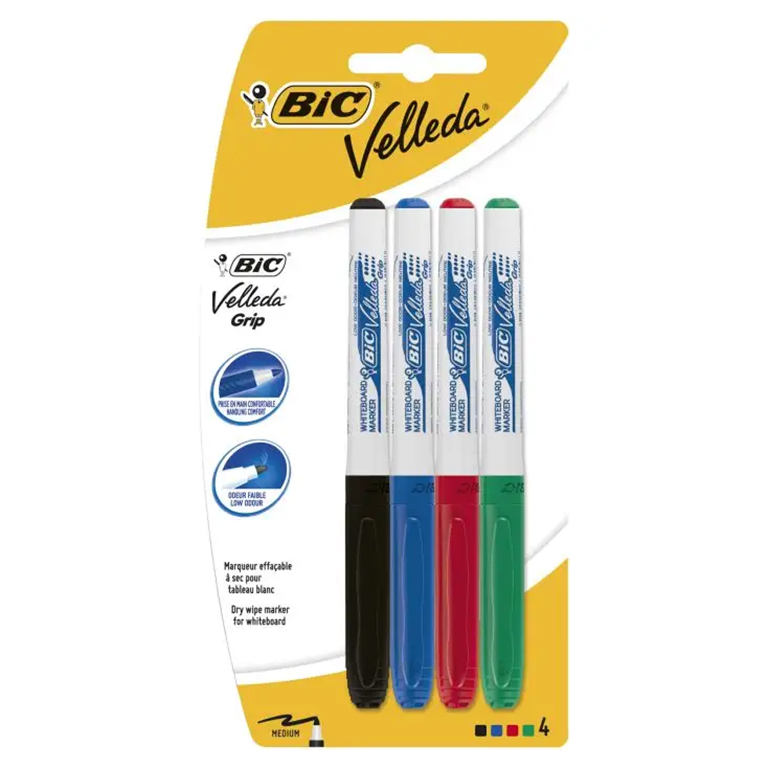 ROTULADOR BIC VELLEDA PIZARRA MEDIUM BLISTER 1741 5 UNIDADES