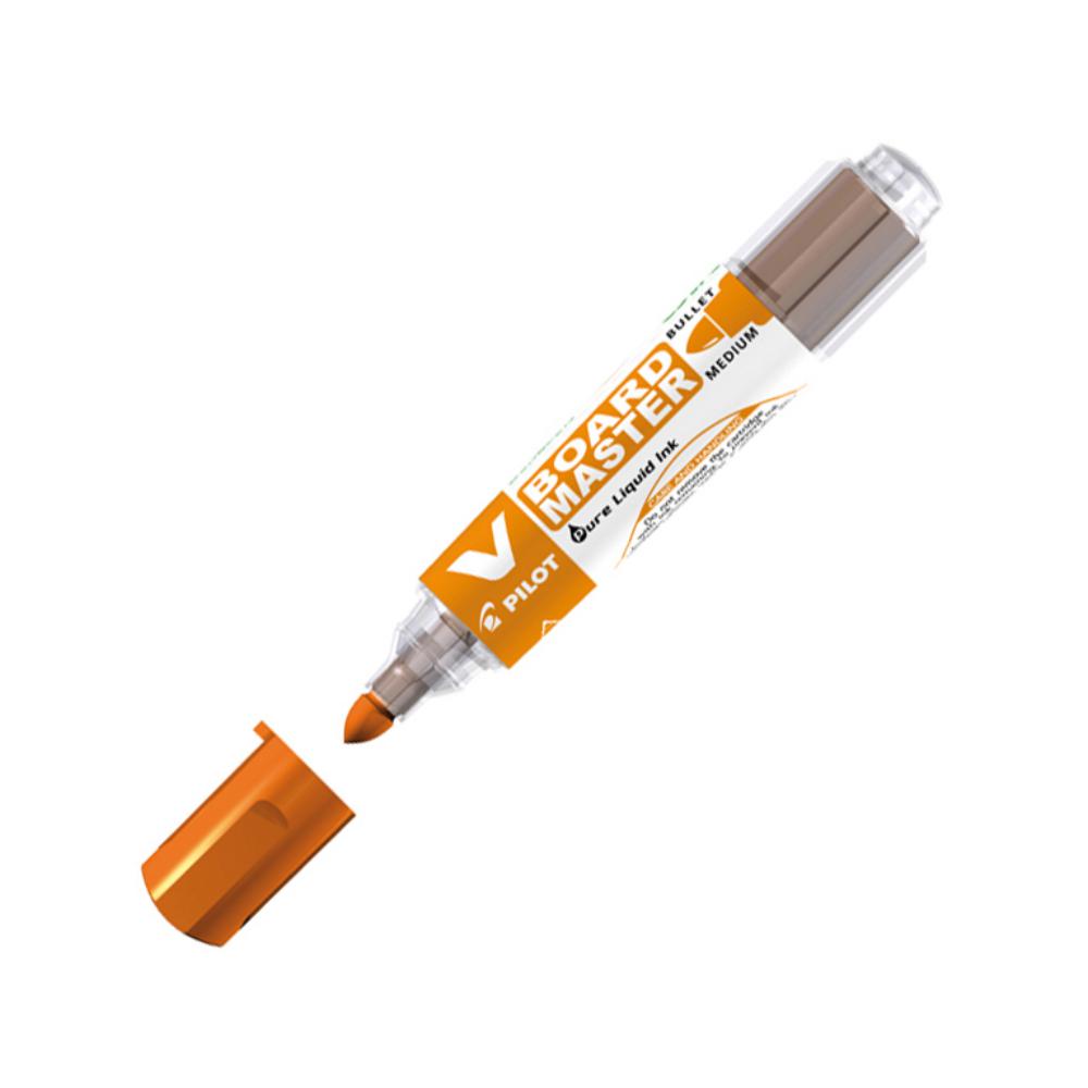 ROTULADOR PILOT V-BOARD MASTER – ROTULADOR PIZARRA BLANCA – NARANJA – PUNTA CÓNICA 2,3 MM