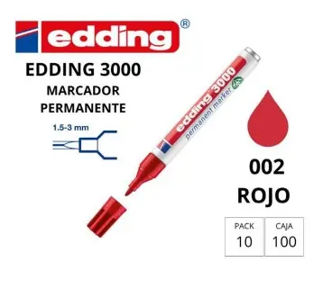 ROTULADOR EDDING 3000 ROJO