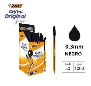 BOLÍGRAFO BIC CRISTAL FINE NEGRO