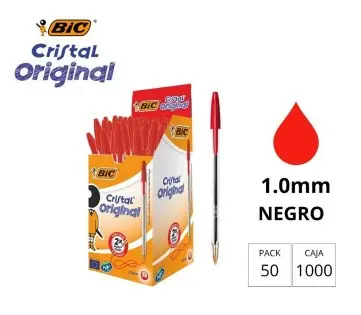 BOLÍGRAFO BIC CRISTAL ORIGINAL ROJO