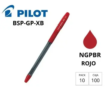 BOLÍGRAFO PILOT BPS GP ROJO