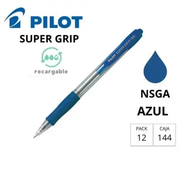 BOLÍGRAFO PILOT SUPER GRIP AZUL