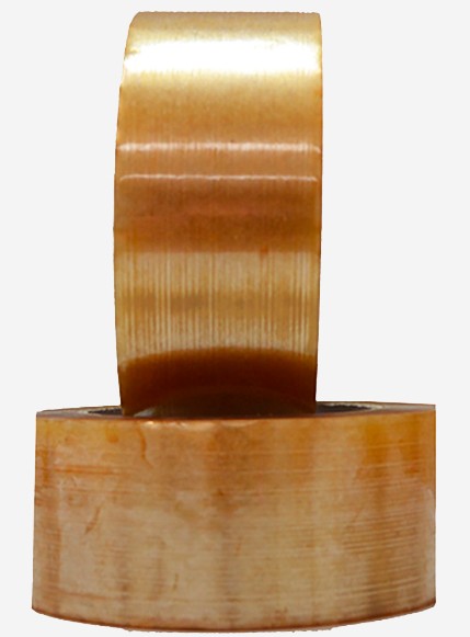 PRECINTO DE EMBALAJE PVC ORO 66 M × 50 MM