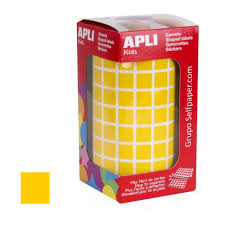 GOMETS APLI CUADRADO 10X10 AMARILLO ROLLO