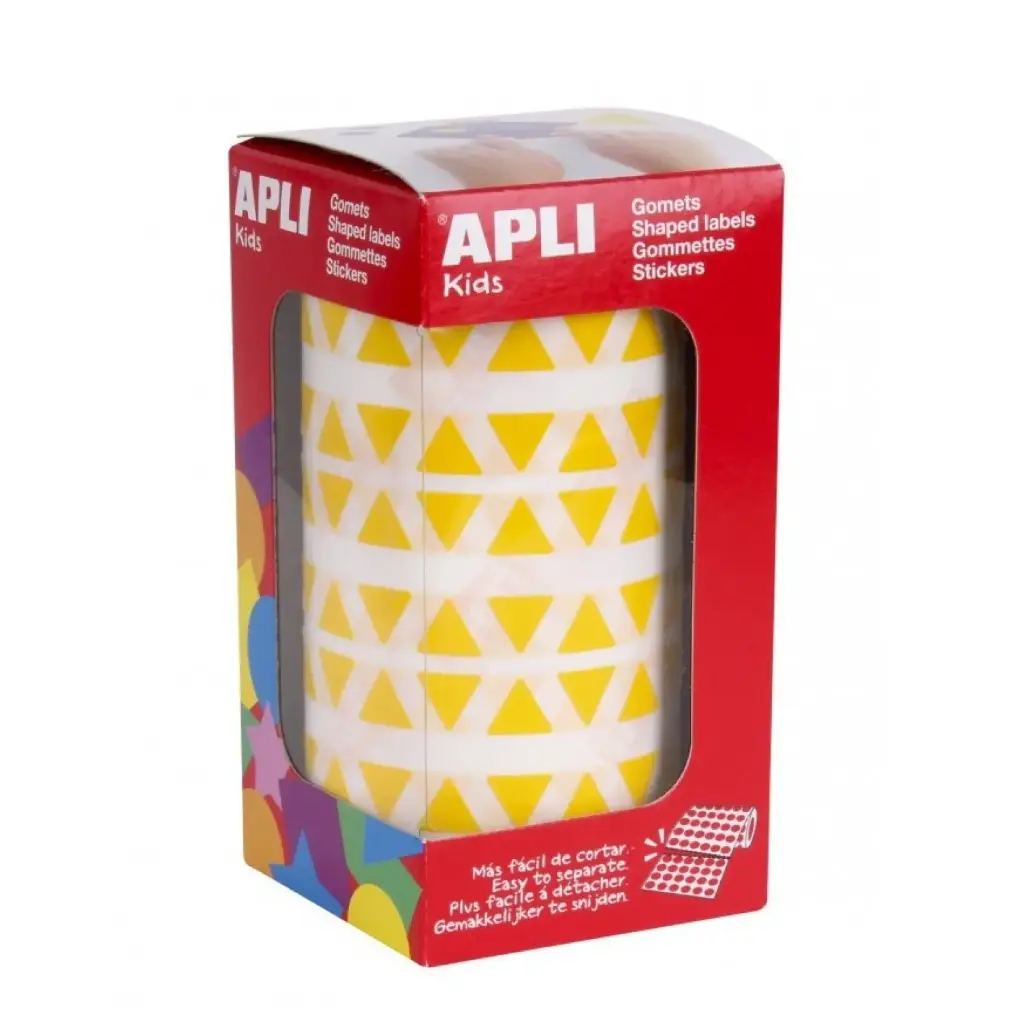 GOMETS APLI TRIANGULO 10,5 AMARILLO ROLLO