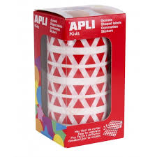 GOMETS APLI TRIANGULO 10,5 ROJO ROLLO