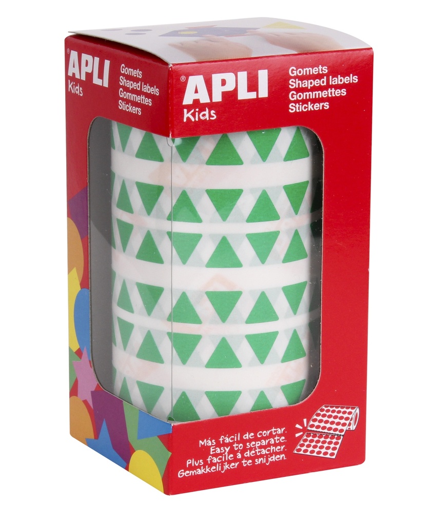 GOMETS APLI TRIANGULO 10,5 VERDE ROLLO