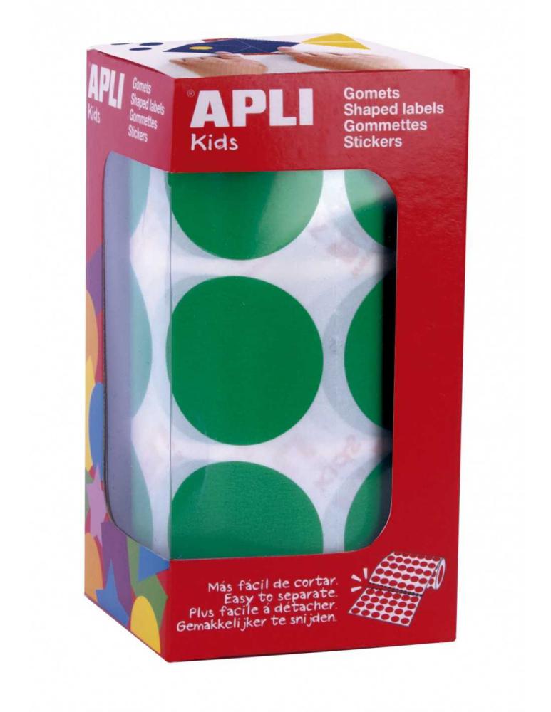 GOMETS APLI XL CIRCULO 33 0 VERDE ROLLO