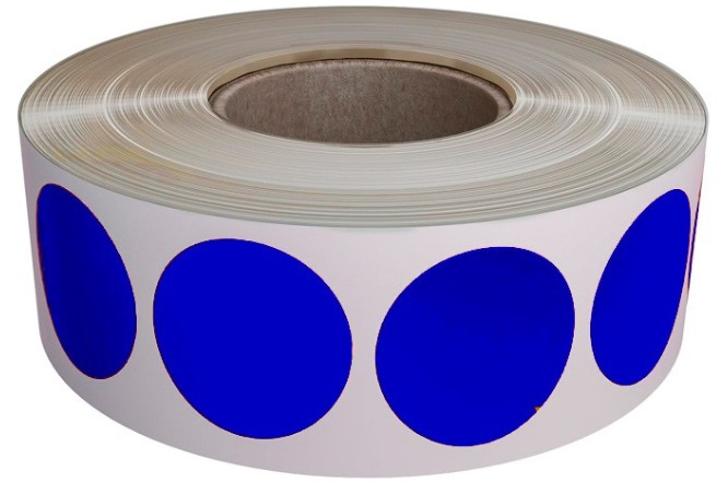 GOMETS INETA CÍRCULO GRANDE AZUL – ROLLO 1680 UDS