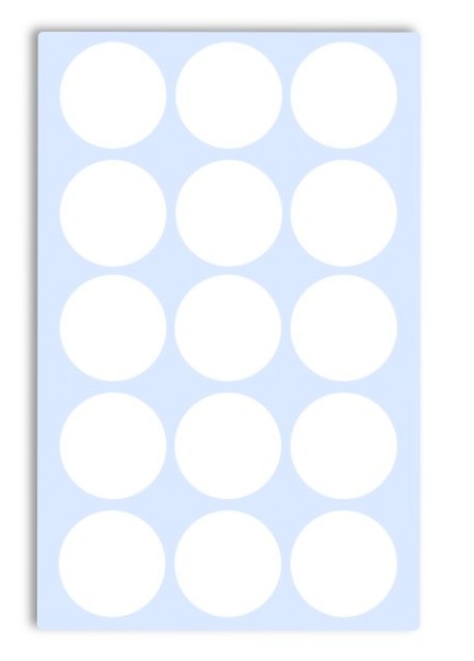 GOMETS INETA CÍRCULO GRANDE BLANCO – ROLLO 1680 UDS